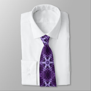Gravata Jewel de cristal roxo