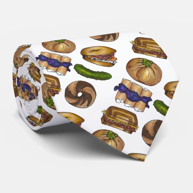 Gravata Jewish Deli Reuben Blintz Bagel Lox Pickle Foodie (Rolled)