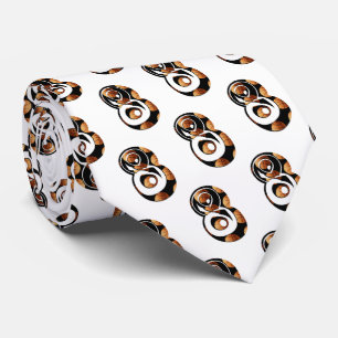 Gravata Jogadores De Basquete Número Oito Com Bolas De Bas