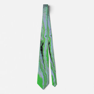 Gravata Jogo Justo 2 Verde Preto Avental Abstrato
