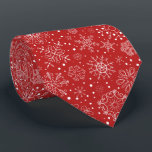 Gravata Joy Ornamental<br><div class="desc">Mostre seu espírito de feriado com esta gravata vermelha brilhante do Natal.</div>