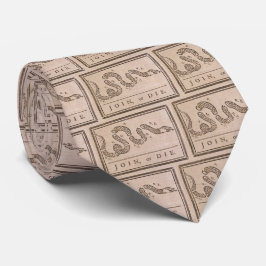 Gravata "Junte-se ou morra-se" laço