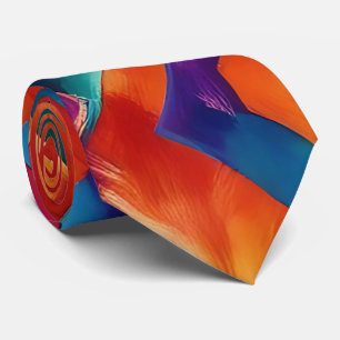 Gravata Kaleidoscope Burst Neck