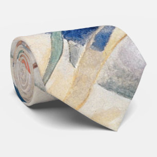 Gravata Kandinsky Composition Abstrato Trabalho de arte