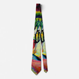 Gravata Kandinsky - Paisagem com Chuva