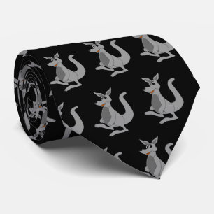 Gravata Kangaroo Design Neck Tie