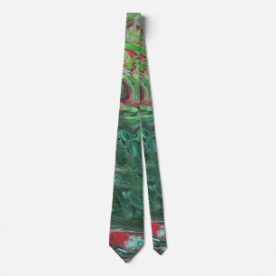 Gravata Katmandu 2 Wild Green Abstrato Tie