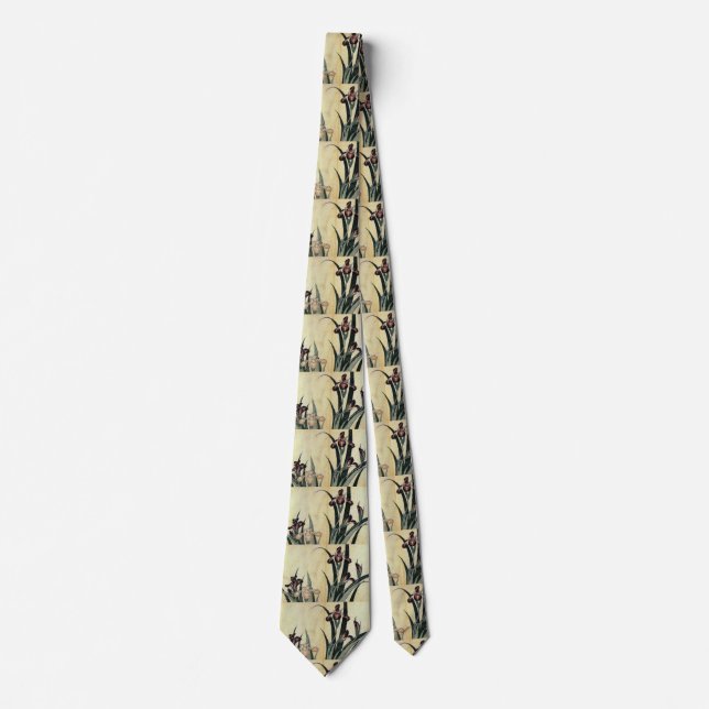Gravata Katsushika Hokusai's Irises Neck Tie (Frente)