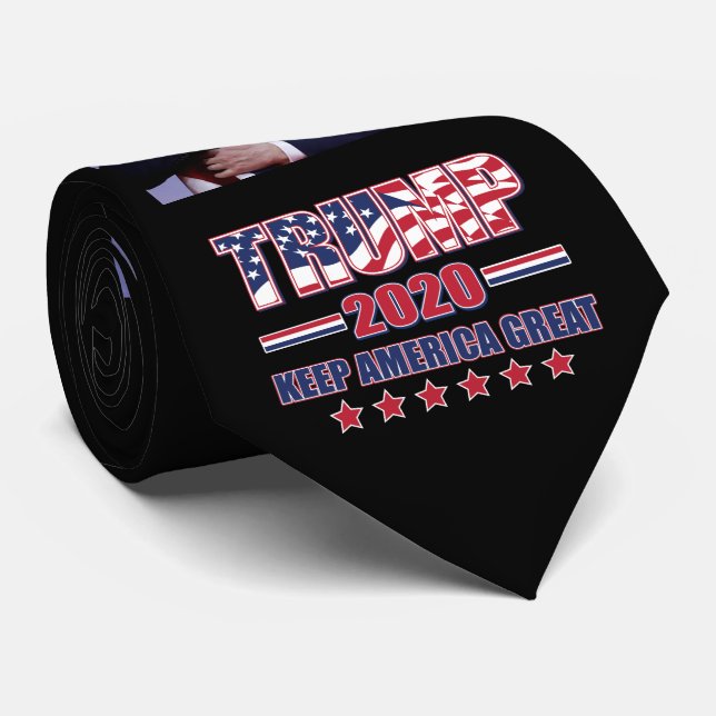 Gravata Keep America Excelente Trump 2020 (Rolled)