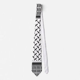 Gravata keffiyeh palestino