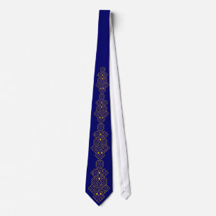 Gravata Kelen entrelaça-se o laço - azul