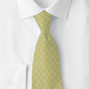 Gravata Khaki Diamante Ranhurado