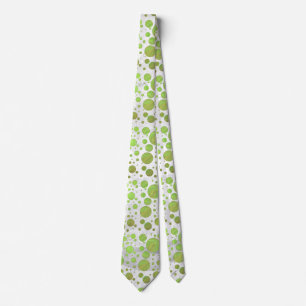 Gravata Kiwi Bash Green Bolinhas