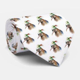 Gravata Kiwi de Natal Aconchegante