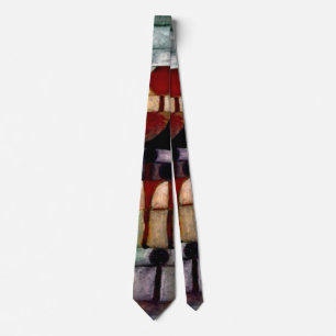 Gravata Klee - Camelo em Paisagem Arbórea Rítmica Pequena,