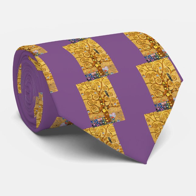 Gravata Klimt , “ tree of life ” (Rolled)
