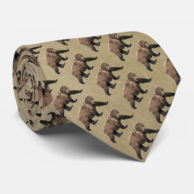 Gravata Kodiak Bear (Rolled)