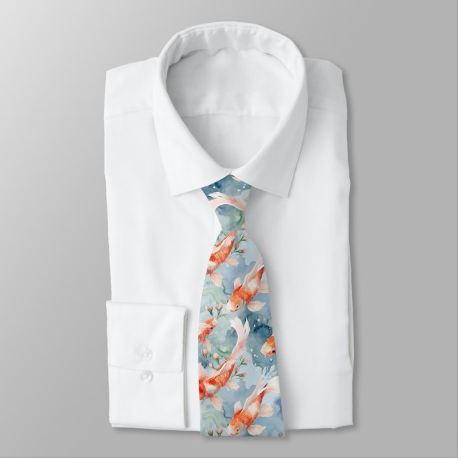 Gravata Koi Pond Necktie (Amarrado)