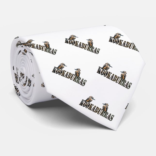 Gravata Kookaburras É A Palavra Feita Com Kookaburras, (Rolled)