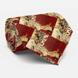 Gravata La Bohème - vintage 1896 poster