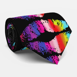 Gravata Lábios à moda #10