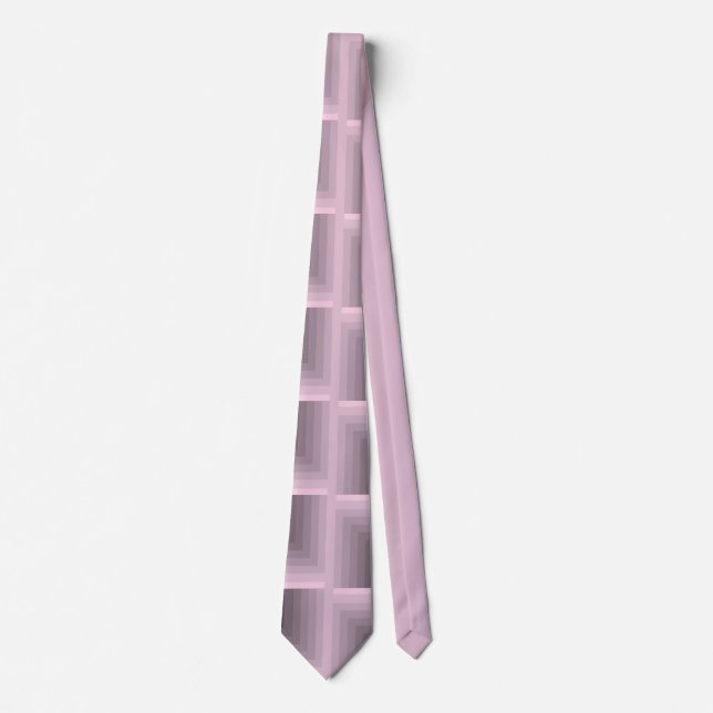 Gravata Labirinto de Quartzo Rosa (Frente)