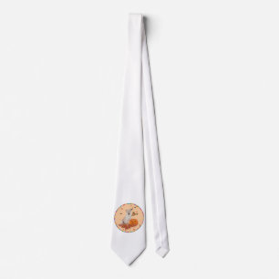 Gravata Labrador Retriever Amarelo de Halloween
