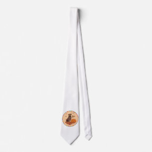 Gravata Labrador Retriever Marrom de Halloween