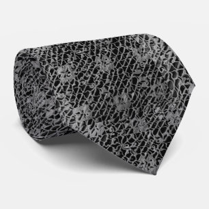 GRAVATA LACE-LOOK PRETO