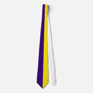 Gravata Laço Amethyst e Dourado do mar