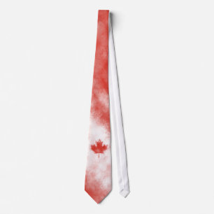 Gravata Laço canadense da bandeira
