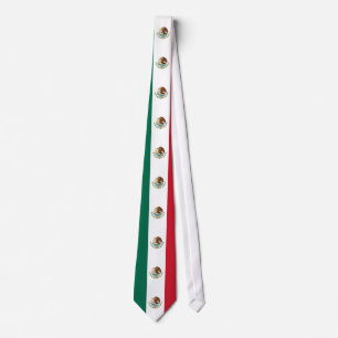 Gravata Laço com a bandeira de México