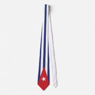 Gravata Laço cubano da bandeira