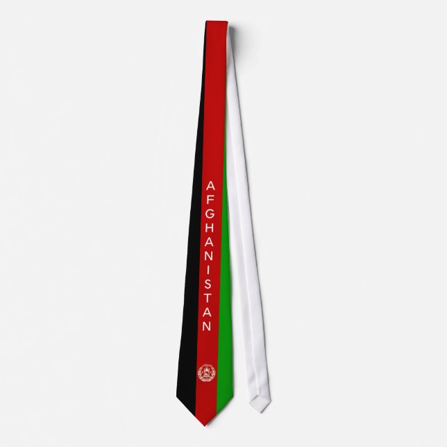 Gravata Laço da bandeira de Afeganistão (Frente)