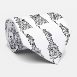 Gravata Laço da estátua da liberdade