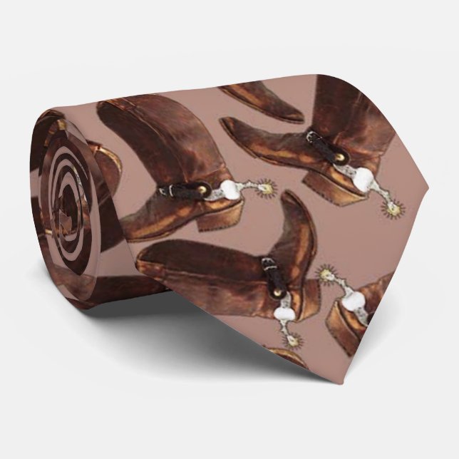 Gravata laço das botas de vaqueiro (Rolled)