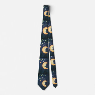 GRAVATA LAÇO DAS ESTRELAS DA LUA