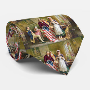 Gravata Laço de Betsy Ross George Washington