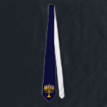 Gravata Laço de Menorah<br><div class="desc">Trabalhos de arte comprados.</div>