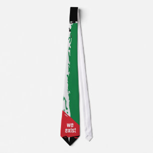 Gravata Laço de Palestina - nós existimos