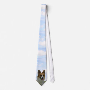 Gravata Laço do Corgi de Galês do casaco de lã