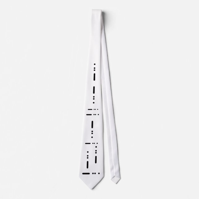 Gravata Laço do "laço" do código Morse por Brownielocks (Frente)