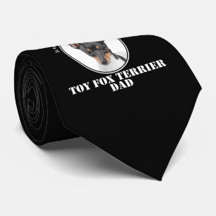 Gravata Laço do pai do Fox Terrier do brinquedo