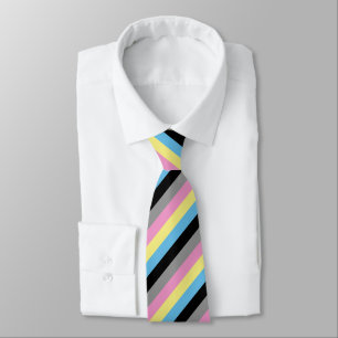 Gravata Laço do pescoço da bandeira de Polygender