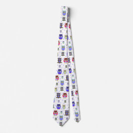 Gravata Laço do pescoço da coruja dos desenhos animados