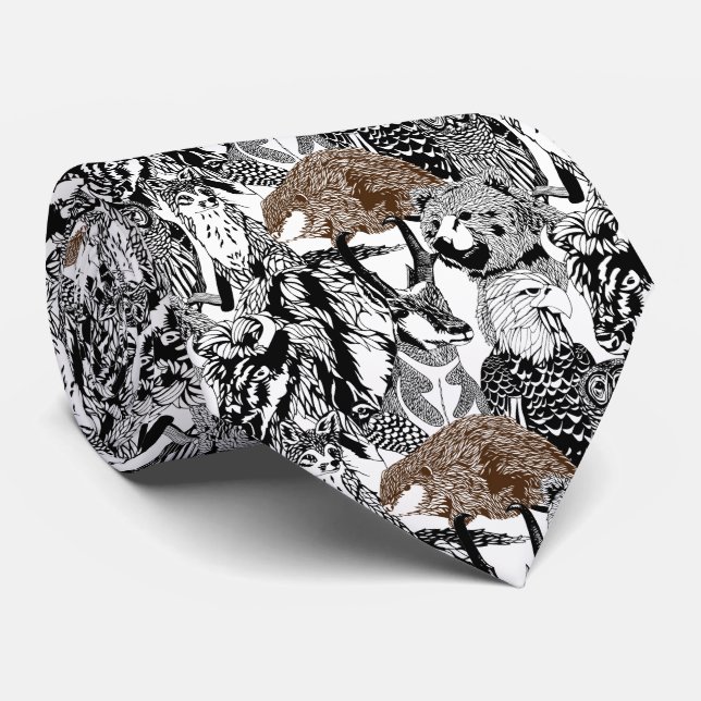 Gravata Laço do Suporte-para fora do castor (Rolled)