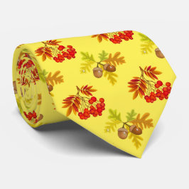 Gravata Laço do teste padrão das bagas e das bolotas da