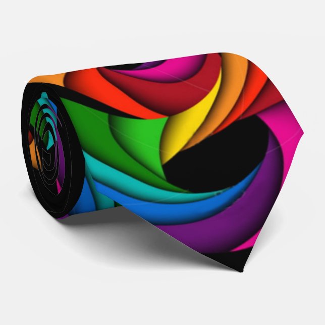 Gravata laço feliz brilhante (Rolled)