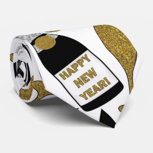 Gravata Laço festivo do teste padrão da véspera de ano