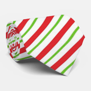 Gravata Laço/listras do Natal